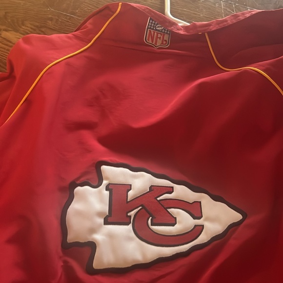 Vintage NFL Kansas City Chiefs jacket Light weight Jacket size XXL - Picture 6 of 7